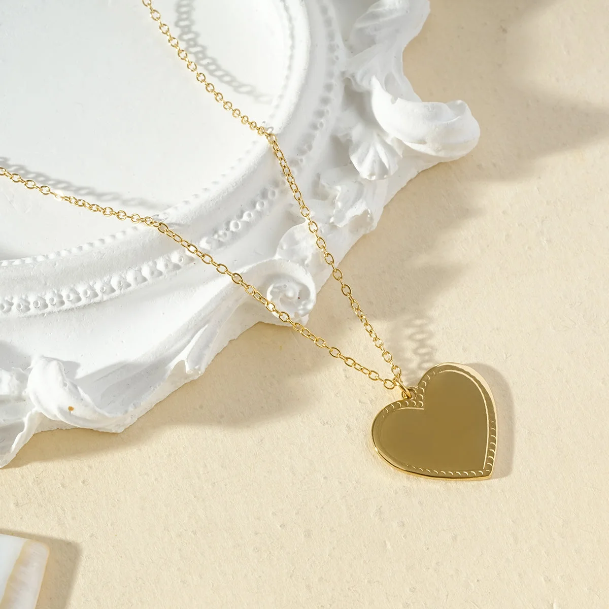 Collier pendentif cœur à graver - Image 3